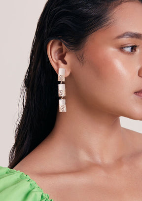 TRIPLE RECTANGULO EARRINGS