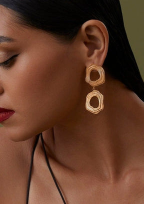 DUAL LAYERED EARRINGS